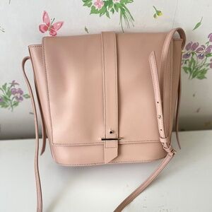 Cole Haan Midsize Pale Pink Crossbody Bag EUC